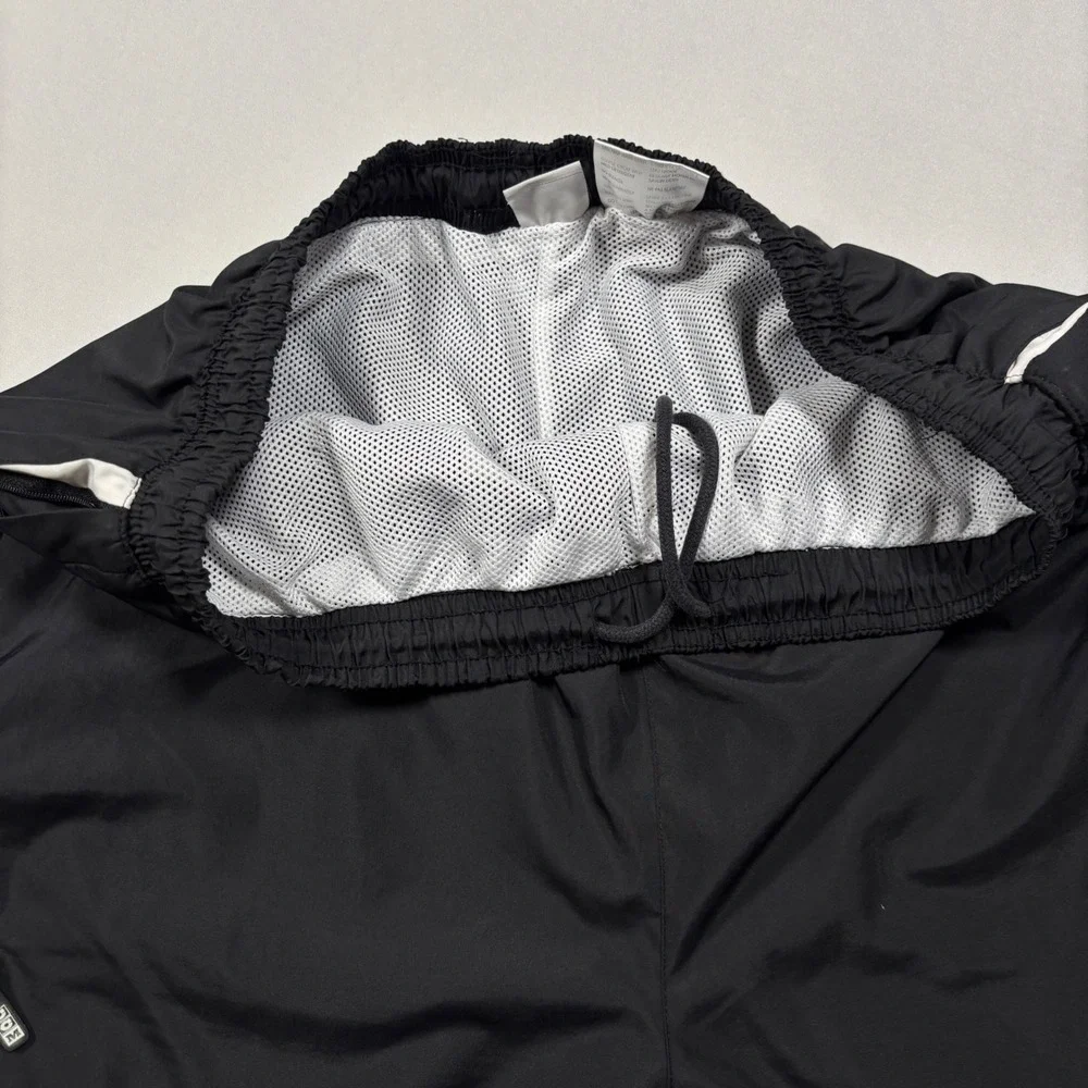 Vintage CCM Track Pants Mens XL Black Mesh Lined  Windbreaker Warm ups Korea